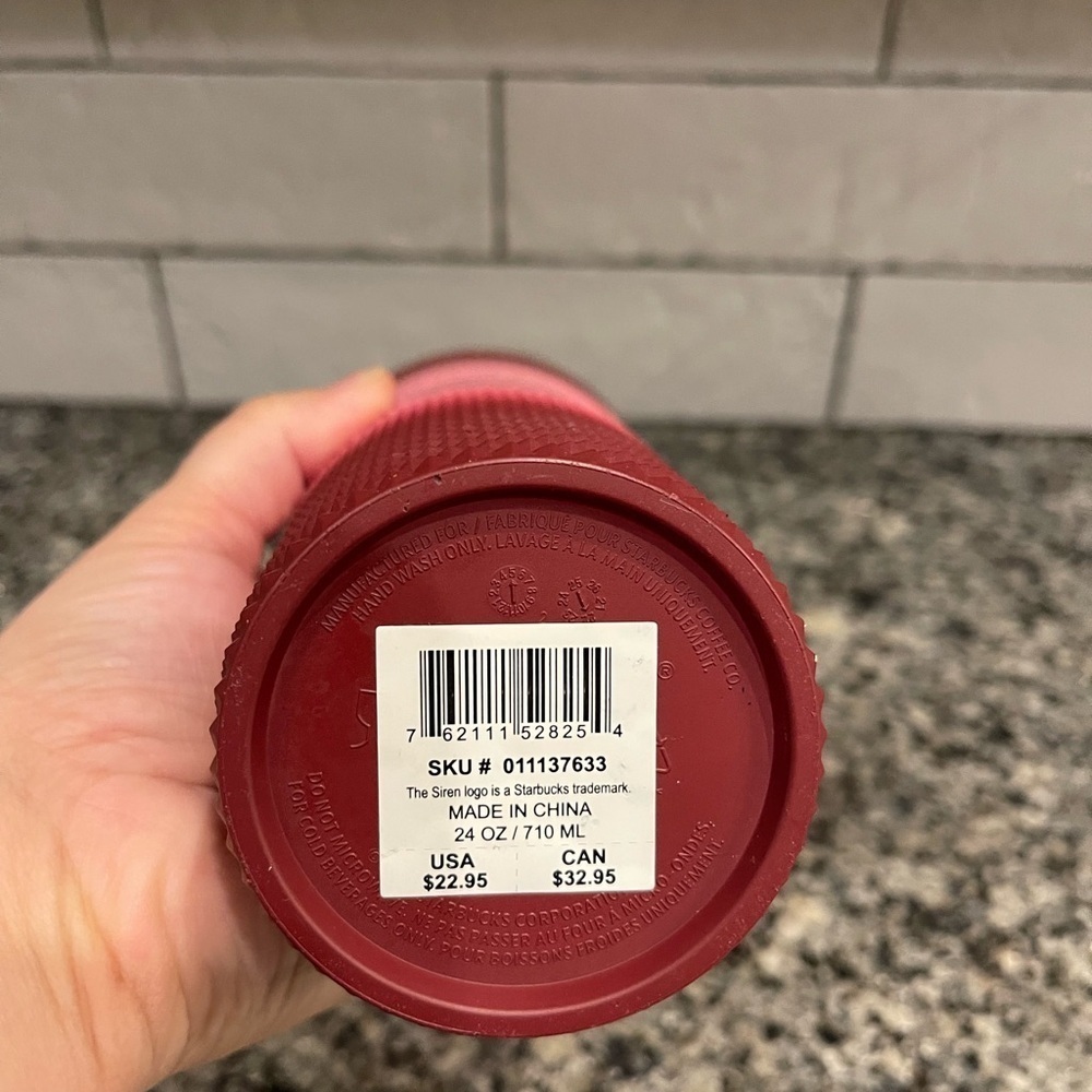 Starbucks Pink Ombré Textured Tumbler - Picture 5 of 6